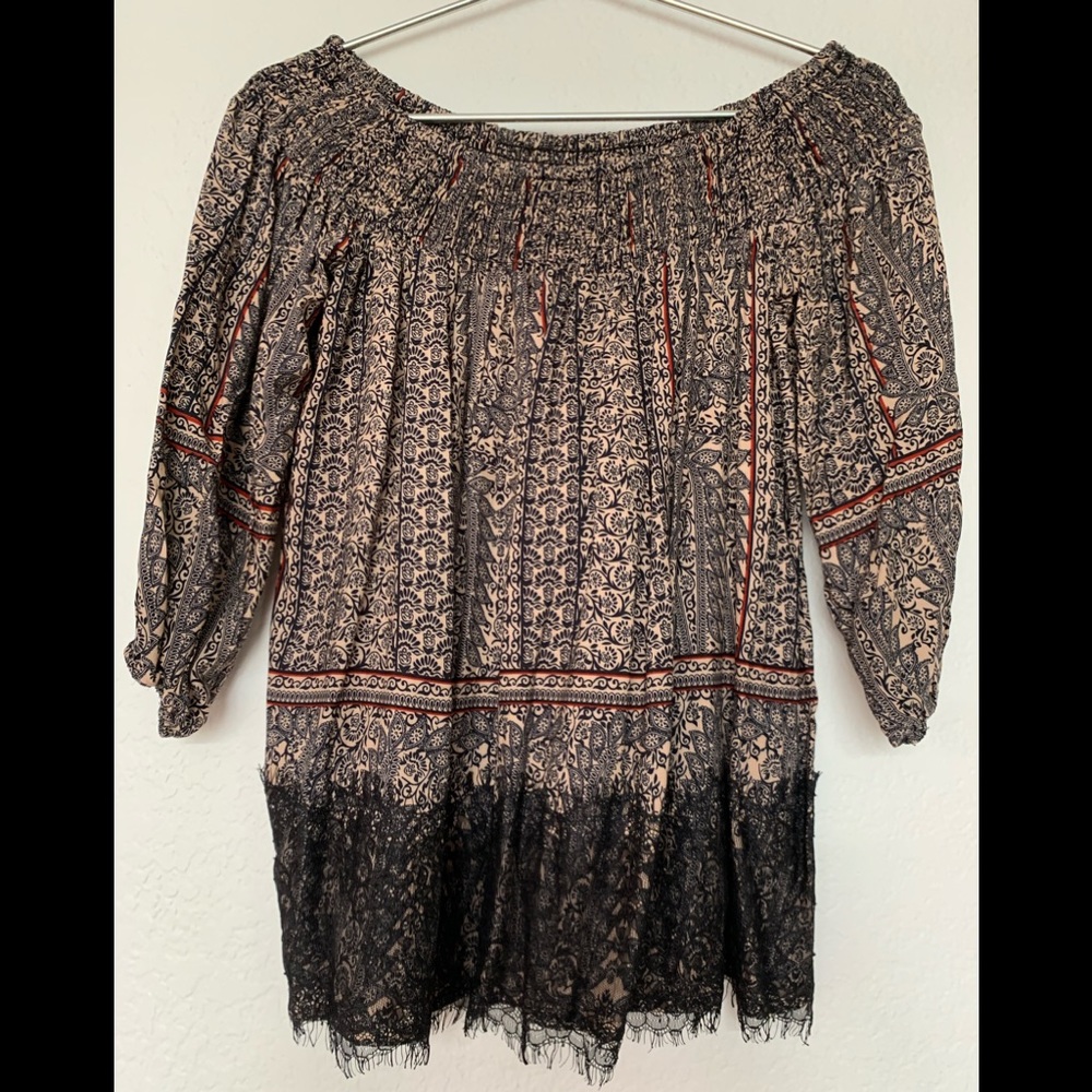 Anthropologie Off the Shoulder Top